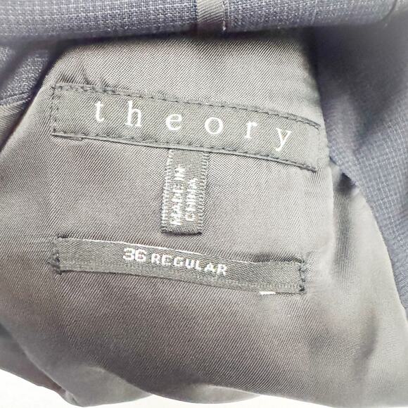 Theory Men's Decatur HL / Lexus Black Wool Two-Button Blazer Size 36 Regular - Picture 3 of 5
